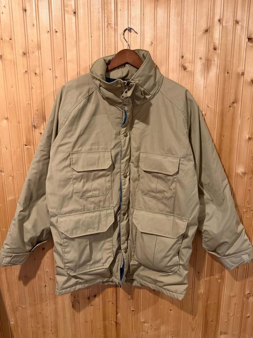 Vintage Woolrich Insulated Field Jacket Coat with Wool Lining
